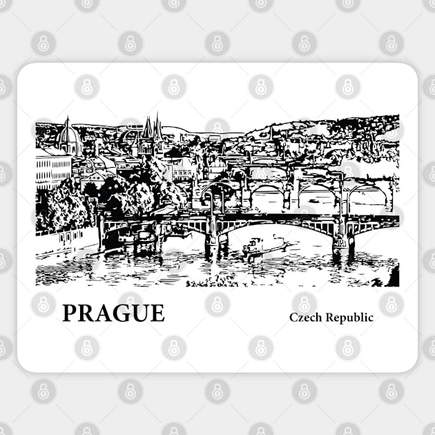 Prague Czech Republic Sticker by Lakeric